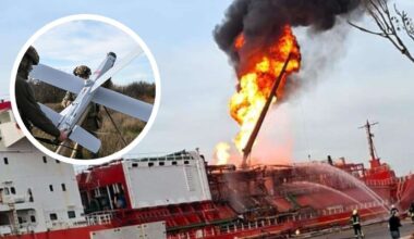 Ukraine aktuell: Russischer Angriff setzt Gastanker in Brand