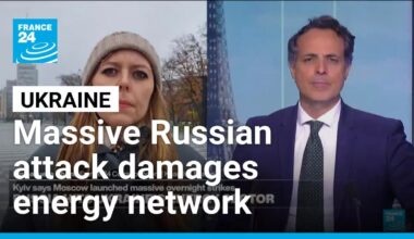 Massive Russian attack damages Ukraine's energy network, killing one • FRANCE 24 English
