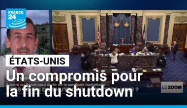 Le Sénat américain adopte un compromis visant à mettre fin au shutdown, le texte envoyé à la Chambre