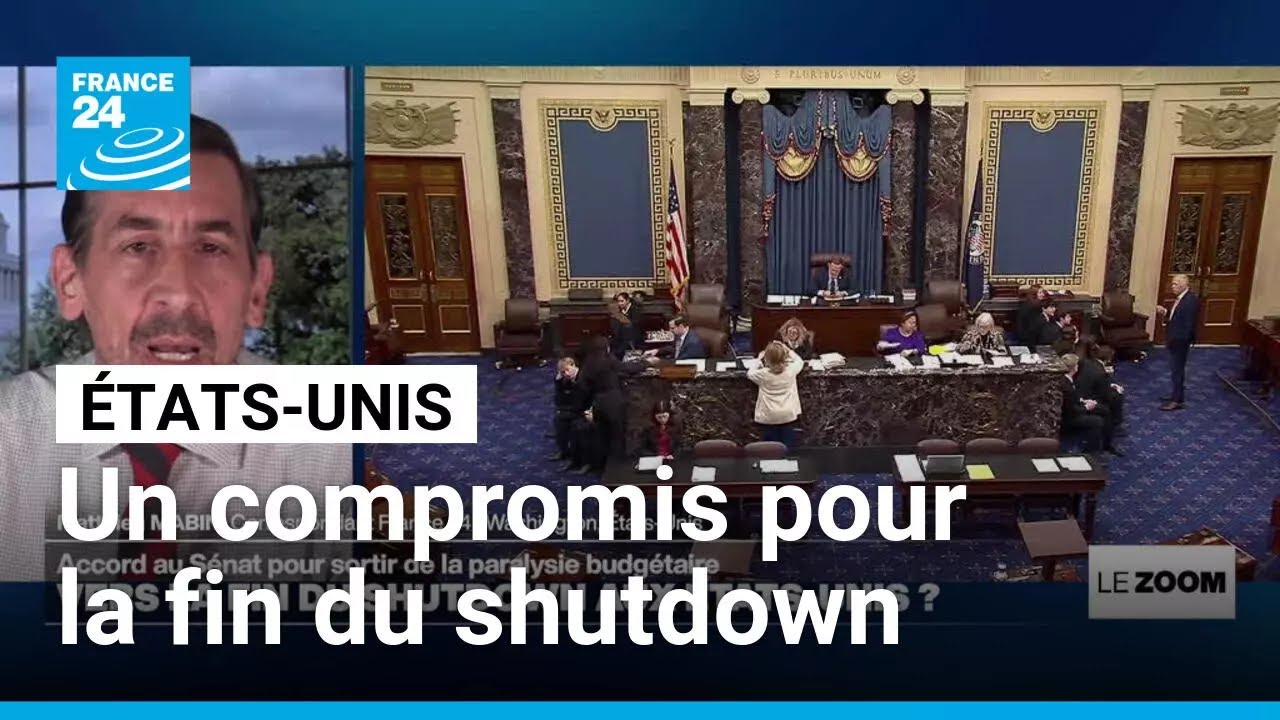 Le Sénat américain adopte un compromis visant à mettre fin au shutdown, le texte envoyé à la Chambre