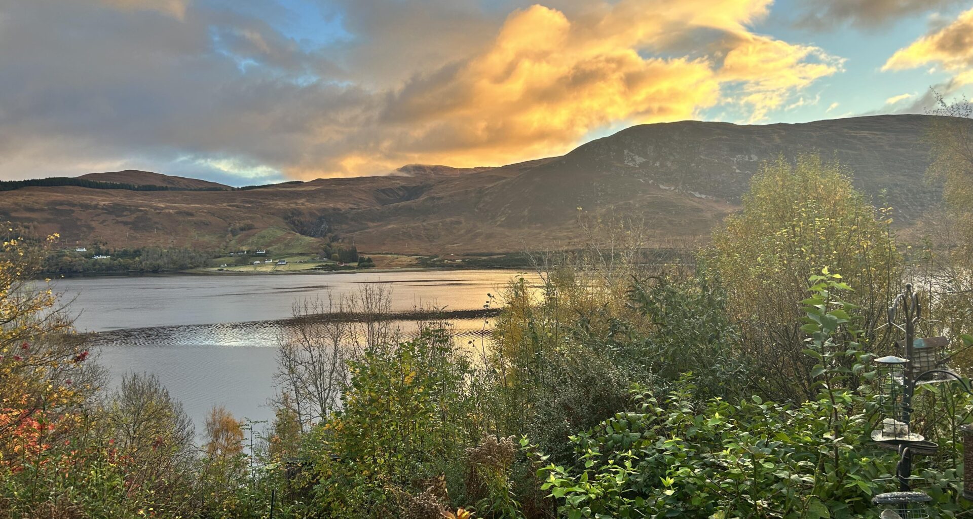 Loch Broom from a little cottage in Letters