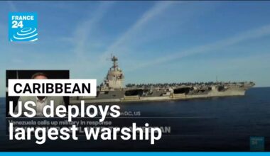 US deploys world's largest warship to Latin America amid escalating tensions • FRANCE 24 English