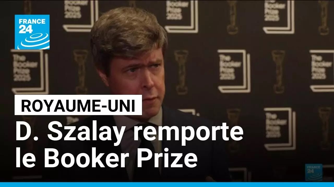 Le Britannico-Hongrois David Szalay remporte le Booker Prize 2025 • FRANCE 24