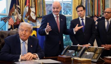 Trump rolls out Fifa ‘pass’ to give priority visas to 2026 US World Cup visitors