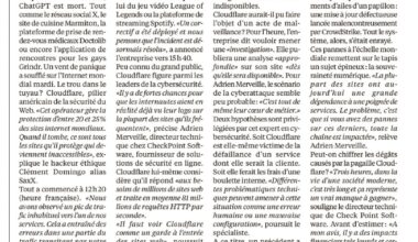 La panne de Cloudware ? (Libération du 19/11/25)