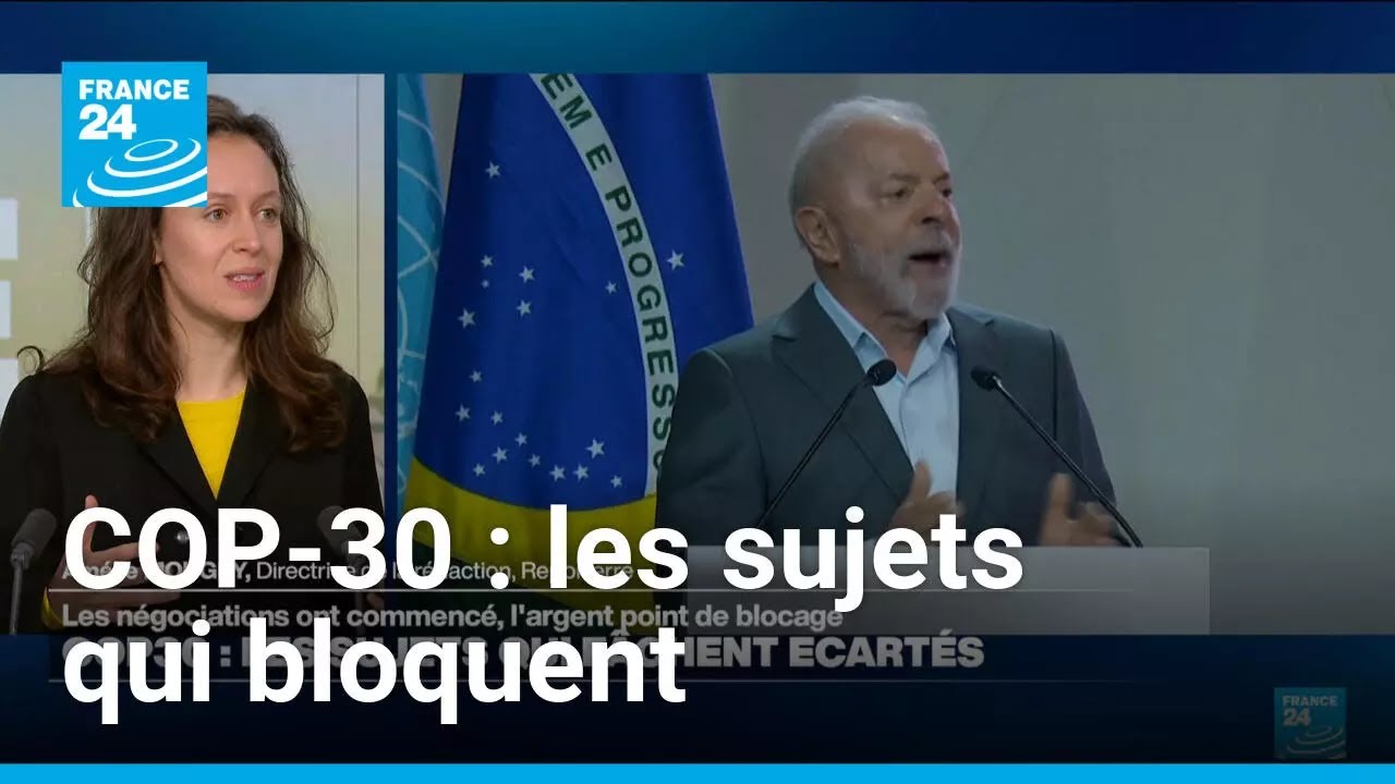 COP-30 : Quels sont les sujets qui bloquent ? • FRANCE 24