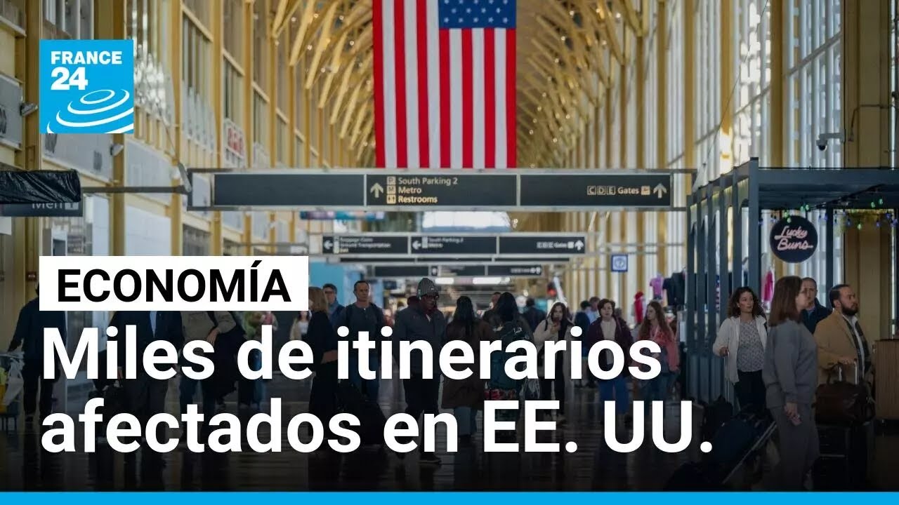 Crece la preocupación entre los viajeros ante la prolongación del 'shutdown' en EE. UU.