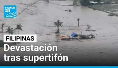 Devastación en Filipinas tras paso del supertifón Fung-wong • FRANCE 24 Español