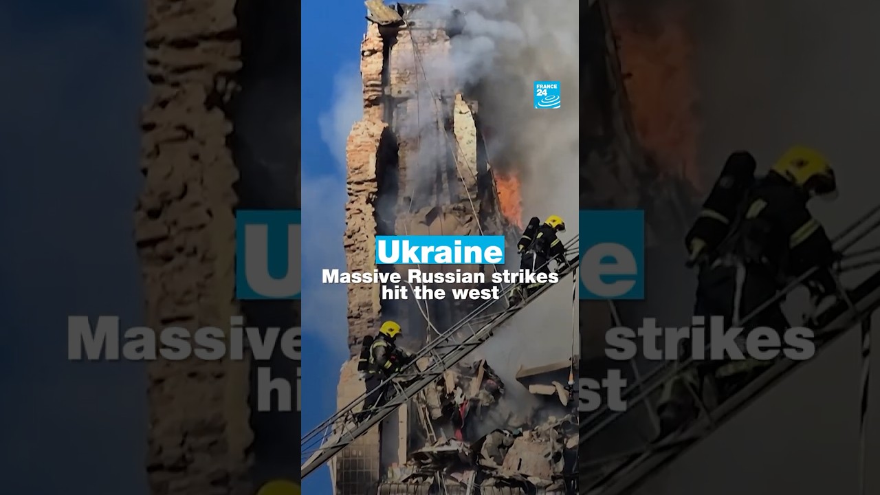 🇺🇦Ukraine: Massive Russian strikes hit western region • FRANCE 24 English