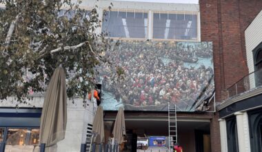 Bad news! They’re taking down the Kingston mural abomination