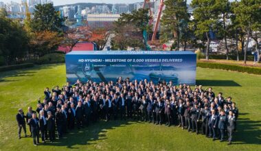 South Korea: HD Hyundai becomes world's 1st shipbuilder to deliver 5,000 vessels