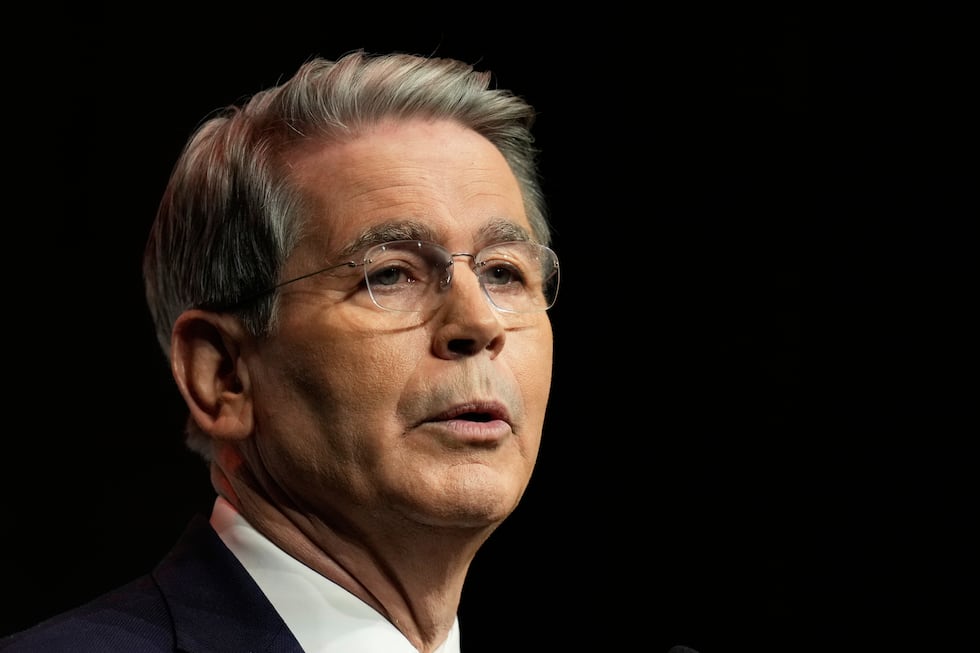 Scott Bessent, United States Secretary of the Treasury, speaks at an Economic Club of New York...