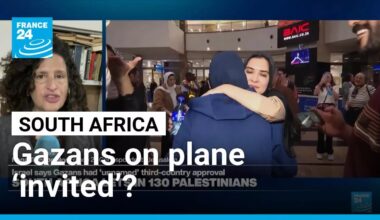 Israeli army says S. Africa ‘invited’ Gazans who were flown to country • FRANCE 24 English