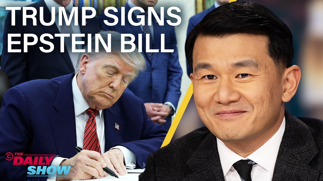 Epstein Bill Has Trump & Co. Freaking Out & Melania Delivers AI War Cry | The Daily Show