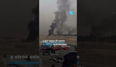 Accidente aéreo durante exhibición aeronáutica en Dubai