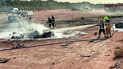 IAF pilot dies as Tejas fighter crashes at Dubai air show