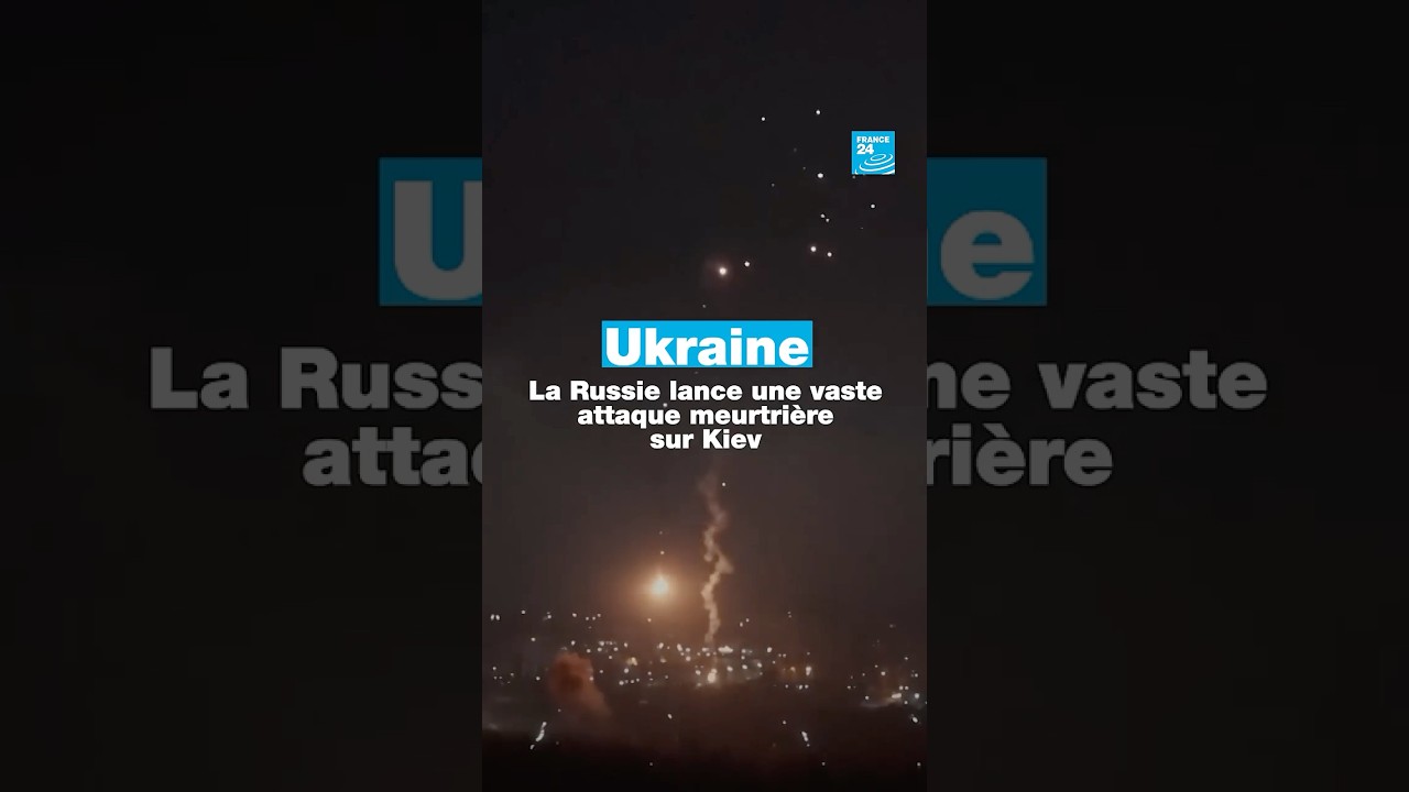 La Russie lance une vaste attaque meurtrière sur Kiev • FRANCE 24