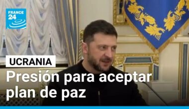 Washington presiona a Ucrania con ultimátum para aceptar plan de paz • FRANCE 24 Español