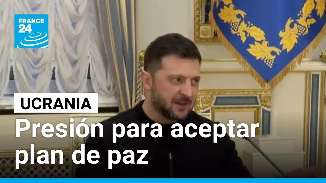 Washington presiona a Ucrania con ultimátum para aceptar plan de paz • FRANCE 24 Español