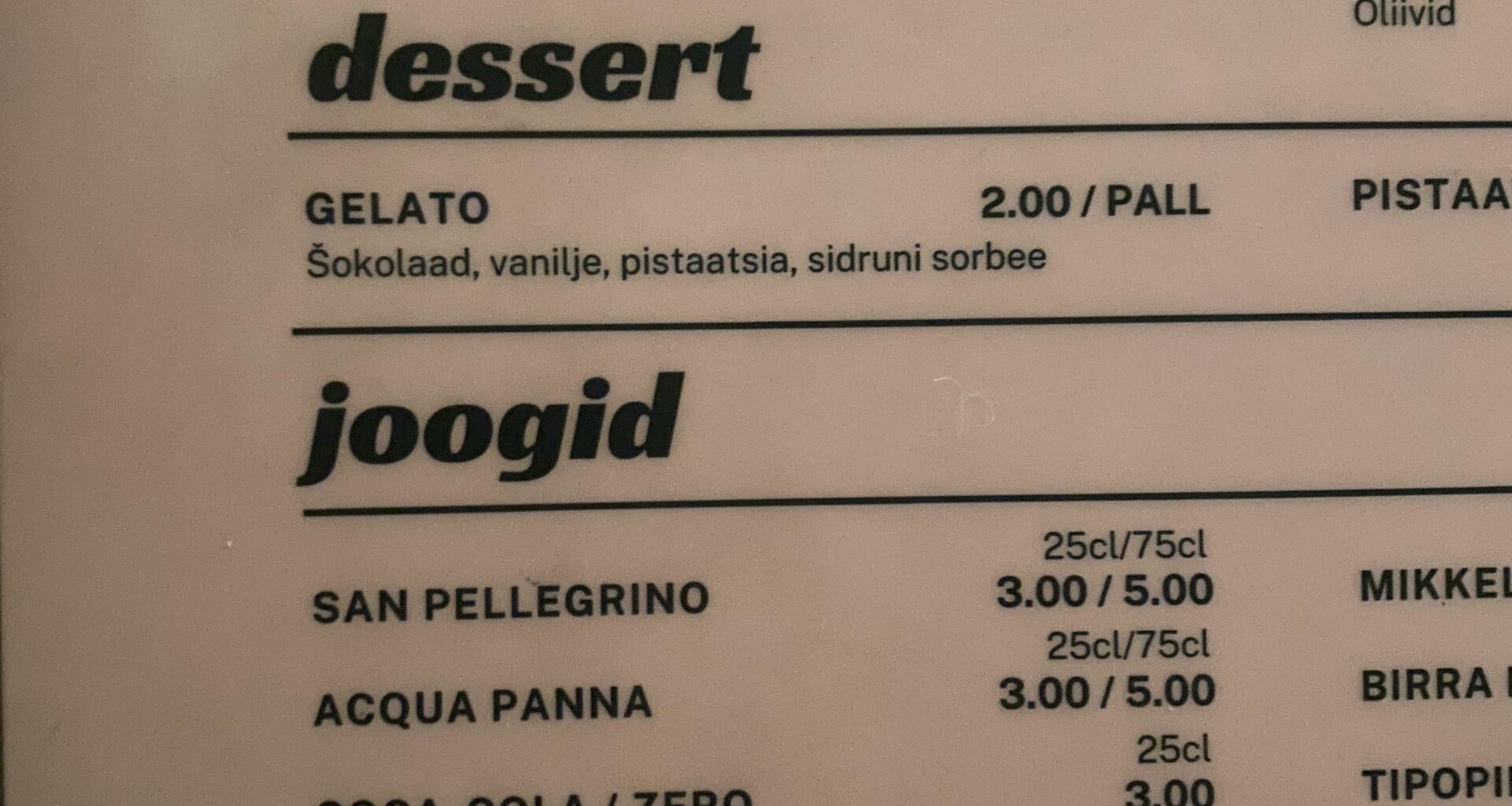 Kraanivesi söögikohtades - üleskutse kaardistada ära kohad, mis tasuta kraanivett ei paku