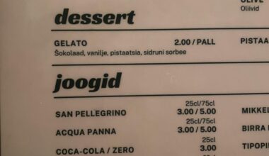 Kraanivesi söögikohtades - üleskutse kaardistada ära kohad, mis tasuta kraanivett ei paku