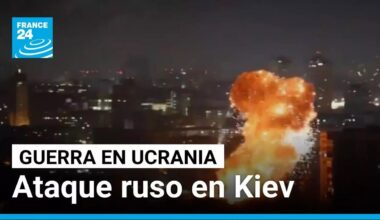 Guerra en Ucrania: oleada de drones rusos en Kiev deja varios muertos y heridos • FRANCE 24