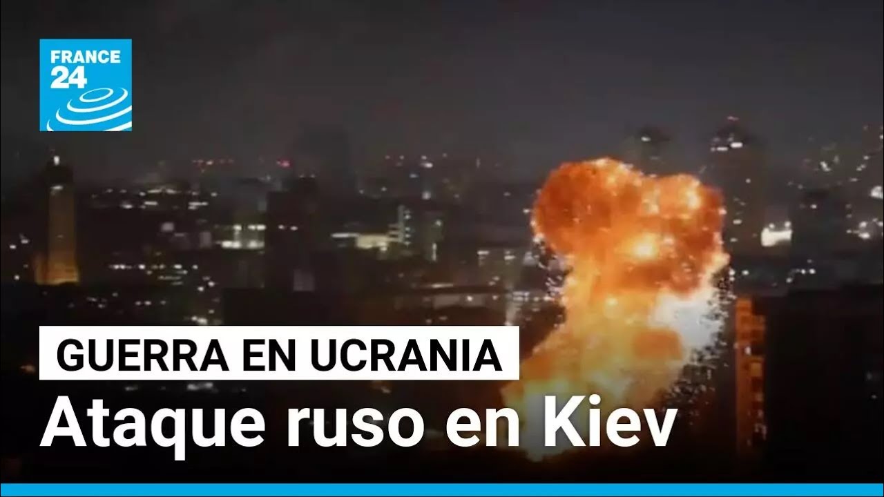 Guerra en Ucrania: oleada de drones rusos en Kiev deja varios muertos y heridos • FRANCE 24