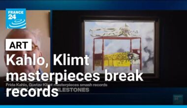 A week of art milestones: Frida Kahlo, Gustav Klimt masterpieces smash records • FRANCE 24 English