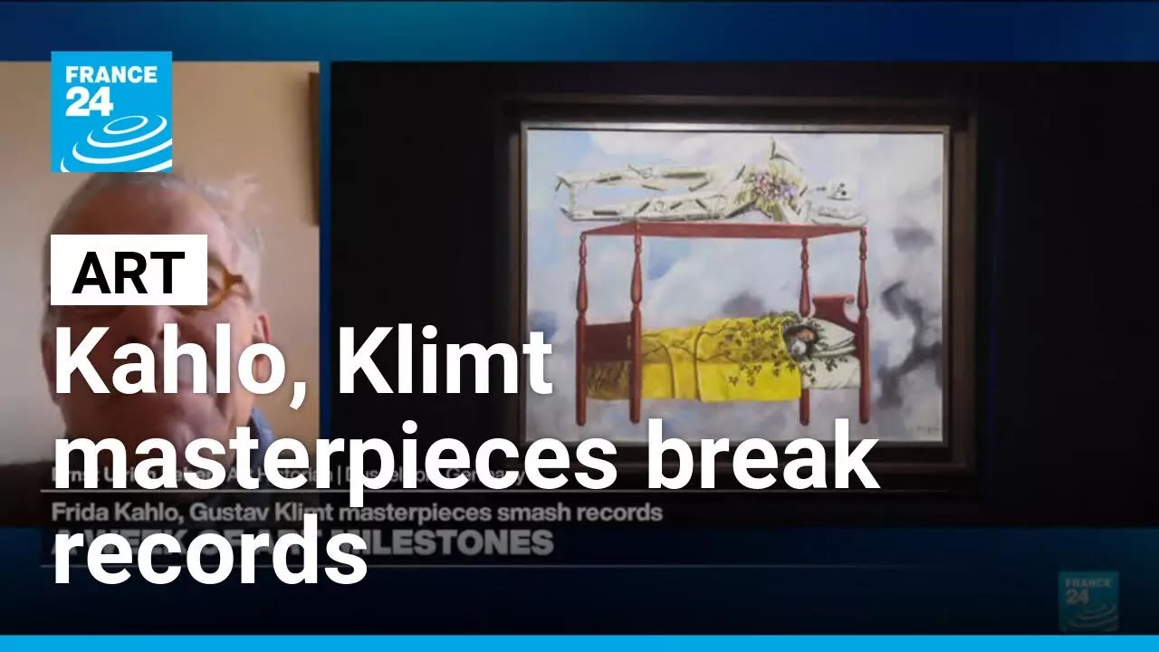 A week of art milestones: Frida Kahlo, Gustav Klimt masterpieces smash records • FRANCE 24 English