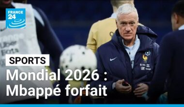 Mondial 2026 : Mbappé forfait, 22 joueurs disponibles en Azerbaïdjan • FRANCE 24