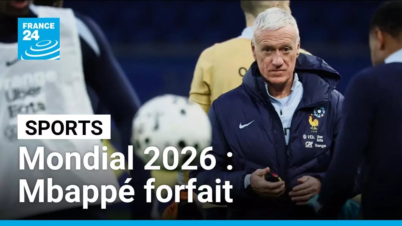Mondial 2026 : Mbappé forfait, 22 joueurs disponibles en Azerbaïdjan • FRANCE 24