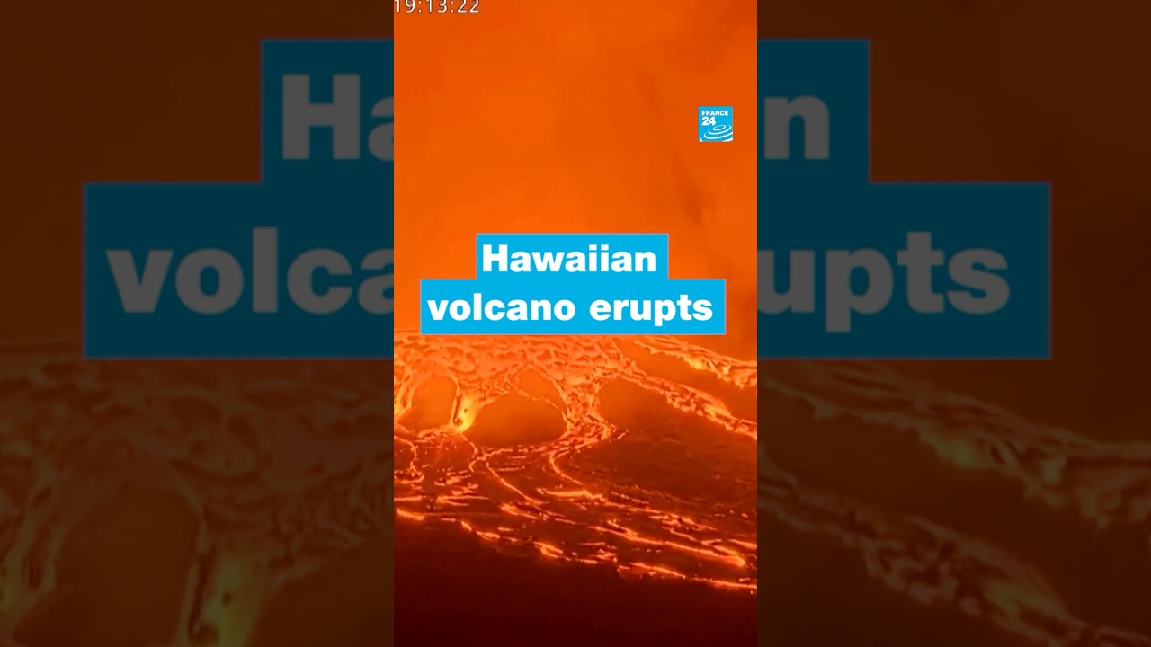 Hawaiian volcano Kilaurea, one of the world's most active volcanoes, erupts • FRANCE 24 English