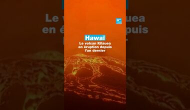 Hawaï : le volcan Kilauea en éruption depuis l’an dernier • FRANCE 24