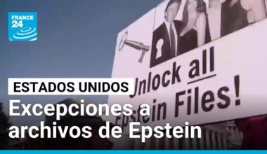Preocupación por posible censura de archivos de Epstein publicados • FRANCE 24 Español