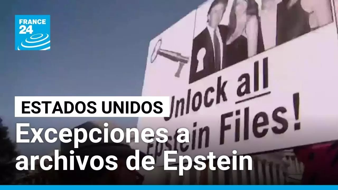 Preocupación por posible censura de archivos de Epstein publicados • FRANCE 24 Español