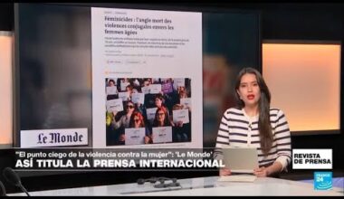 "Feminicidios: el punto ciego de la violencia doméstica contra las mujeres mayores": 'Le Monde'