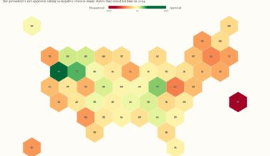 Donald Trump’s Approval Rating Negative in 20 States He Won