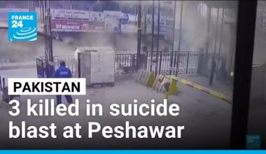 Pakistan: Three killed in suicide blast at Peshawar headquarters • FRANCE 24 English