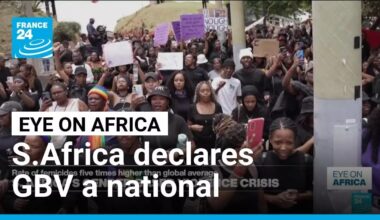 South Africa declares gender-based violence a national disaster • FRANCE 24 English