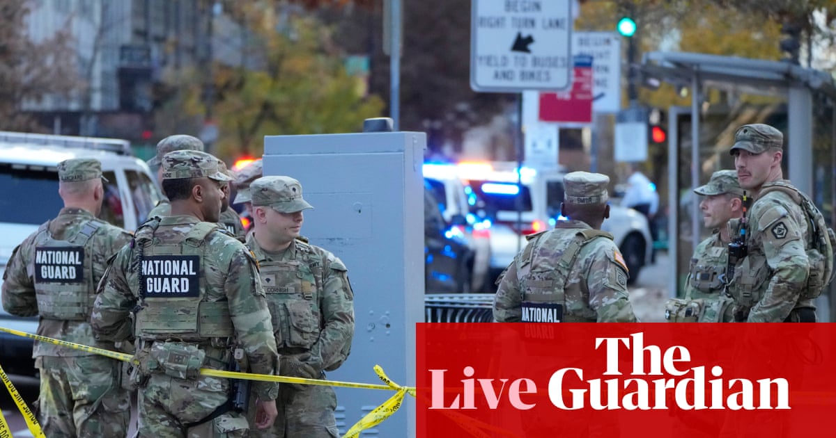 Washington DC shooting: two national guard members shot near White House have died from injuries, West Virginia governor says - latest updates | Washington DC