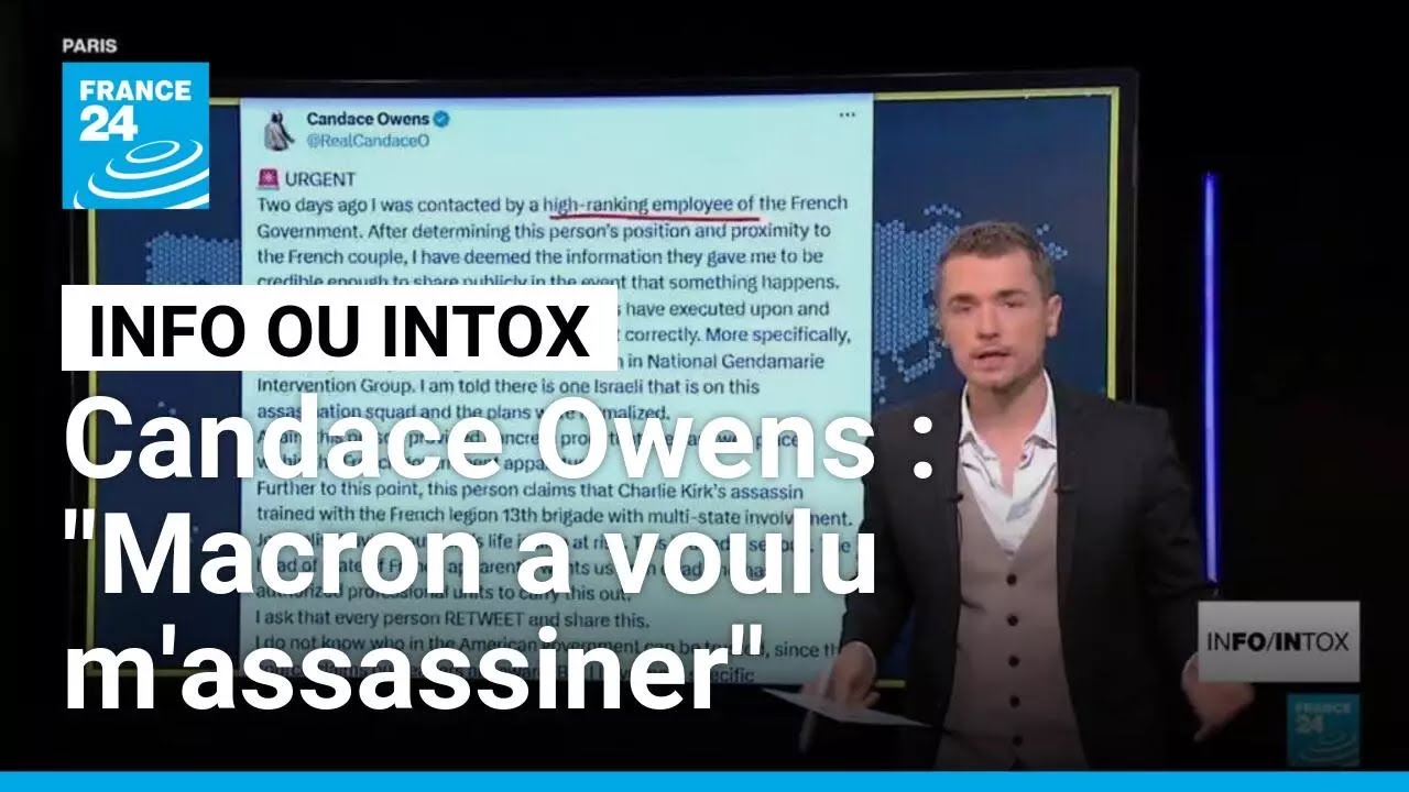 Candace Owens : "Macron a voulu m'assassiner" • FRANCE 24