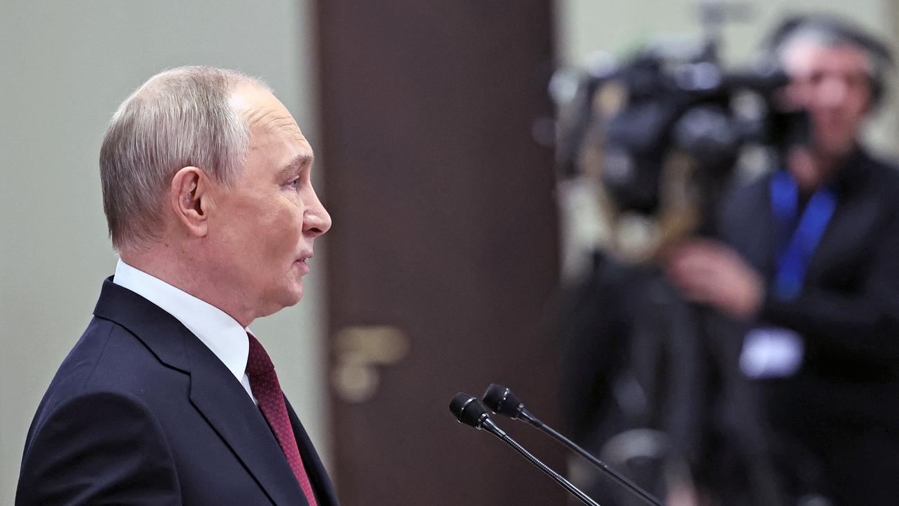 Russischer Angriffskrieg: Wladimir Putin fordert Rückzug der Ukraine als Bedingung für Kampfende