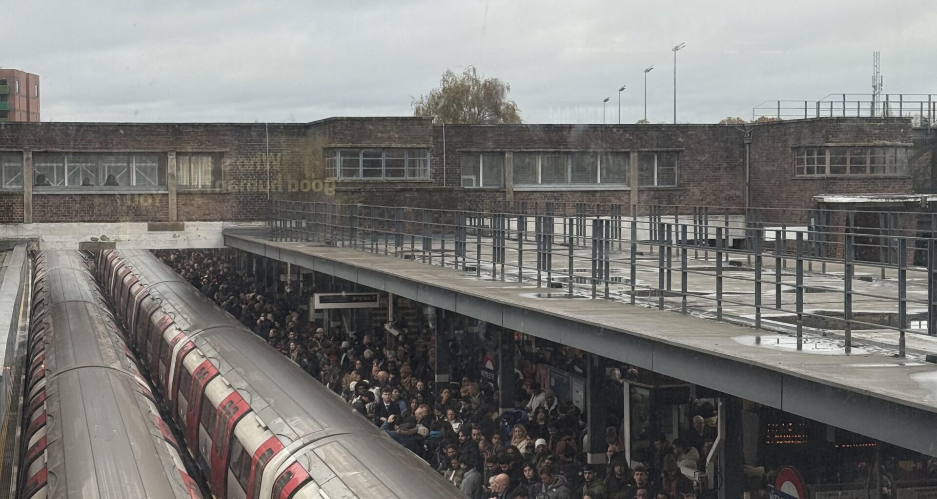 Crazy scenes at Wembley park