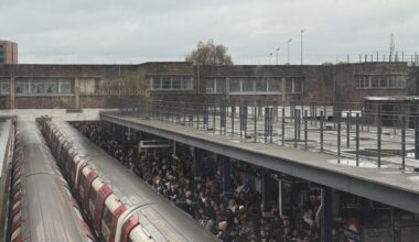 Crazy scenes at Wembley park