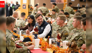 ‘Turkey doesn’t actually taste that good’: How JD Vance celebrated Thanksgiving — watch