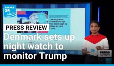 Denmark sets up night watch so Trump doesn't seize Greenland while they sleep • FRANCE 24 English