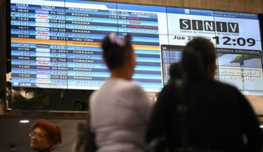 Venezuela condemns US 'double standard' as migrant flight lands amid airline suspensions