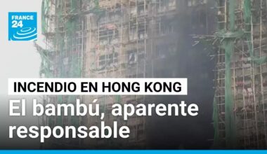 Hong Kong: el bambú bajo sospecha tras mortal incendio en torres residenciales • FRANCE 24