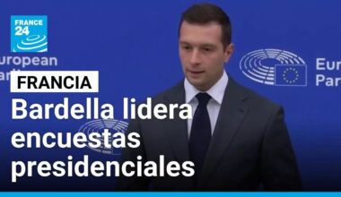 Jordan Bardella lidera las encuestas presidenciales en Francia superando a Le Pen