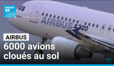 6000 airbus cloués au sol après un incident de logiciel dans les A320 • FRANCE 24